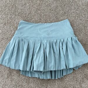 Gold Hinge Pleated Skirt